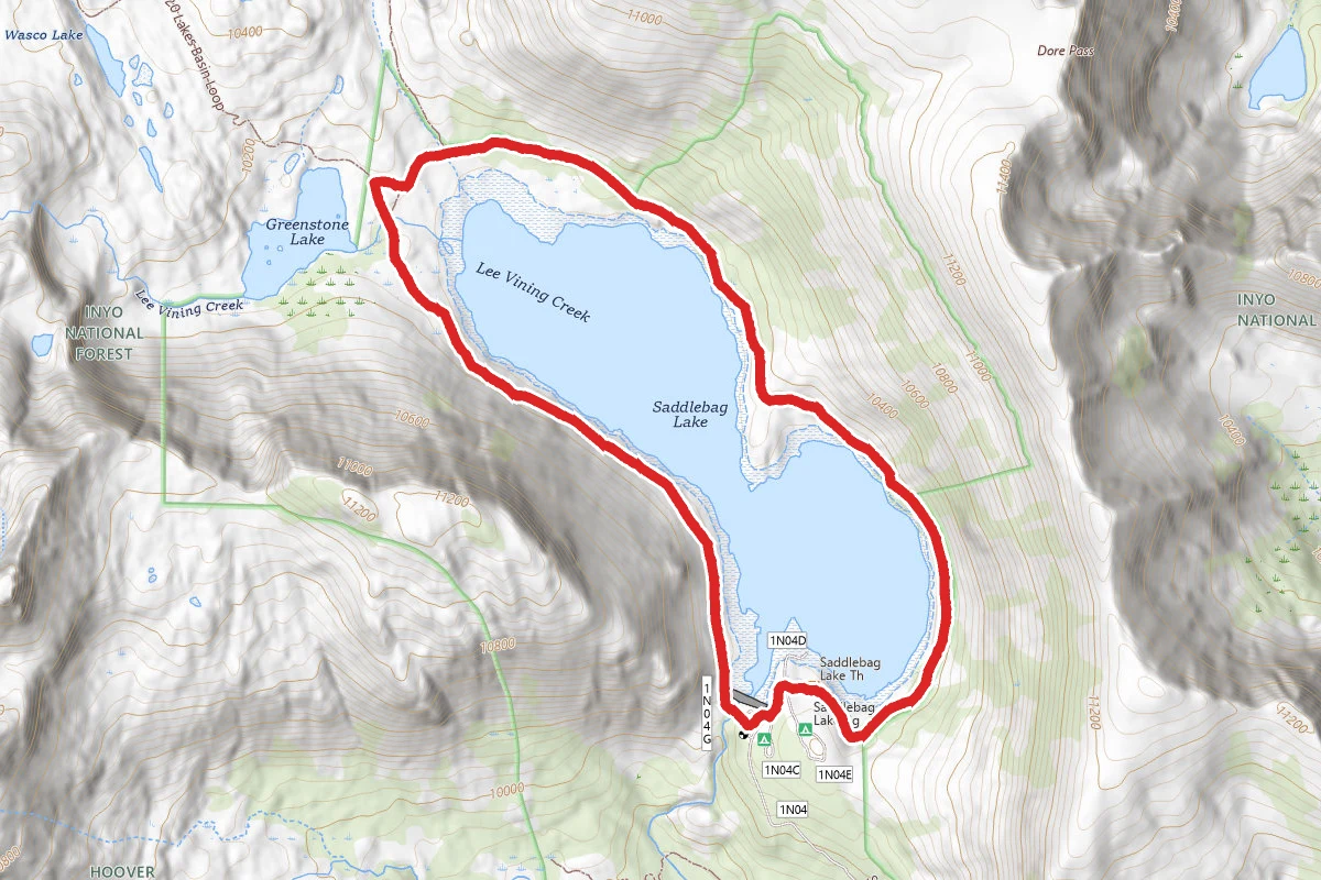 Saddlebag Lake Trail