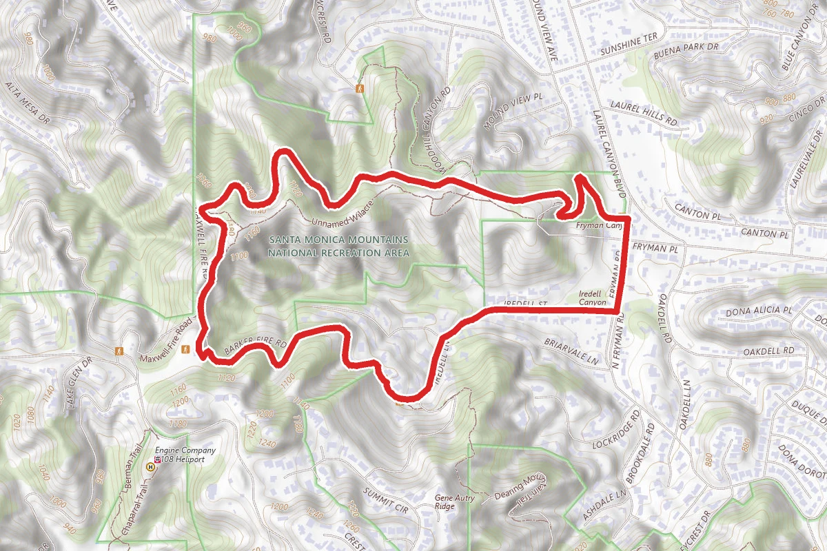 Fryman Canyon Trail
