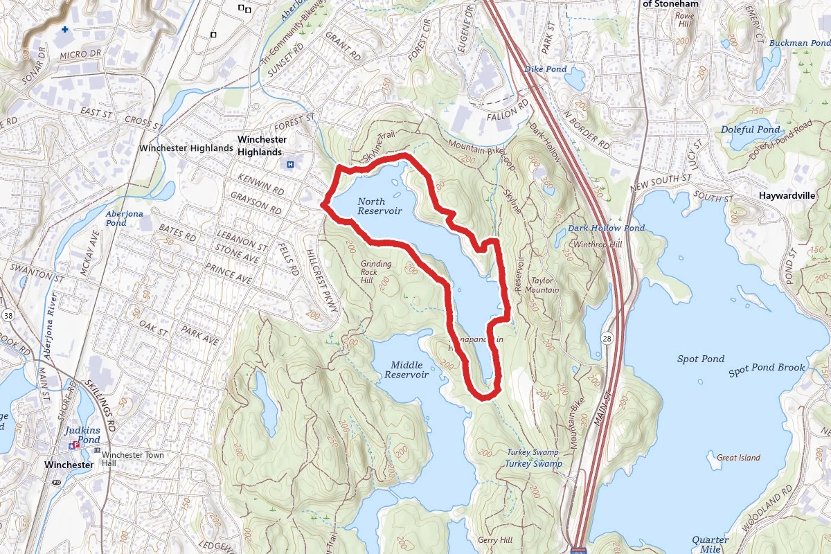 Willow Spring Path and North Dam Road