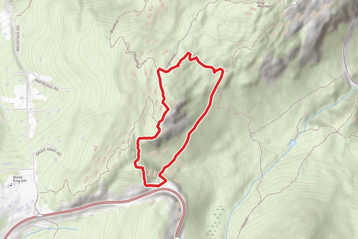 Orange to White Trail