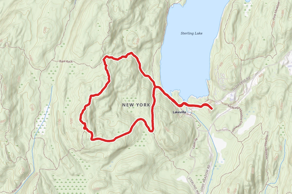 Fire Tower and Bare Rock Loop