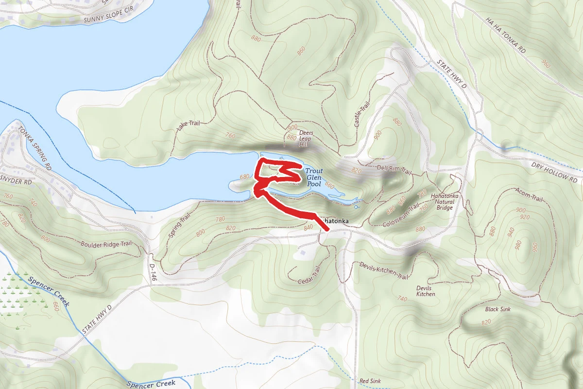 Ha Ha Tonka Island Trail