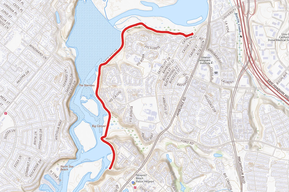 Back Bay to Eastbluff