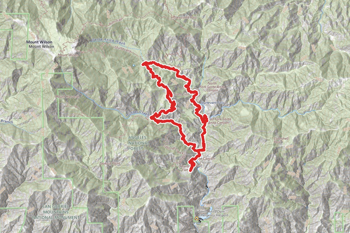 Mount Zion via Sturtevant and Lower Winter Creek Trail Loop