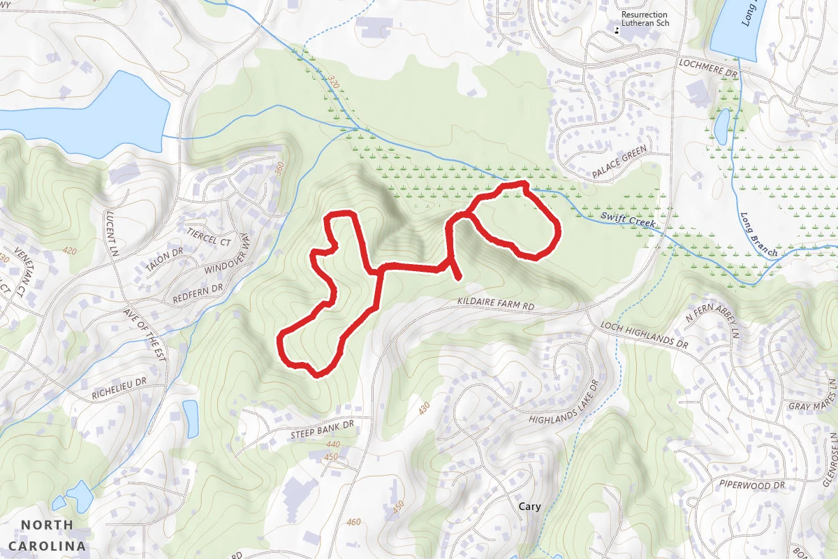 Chestnut Oak and Swift Creek Loop Trail