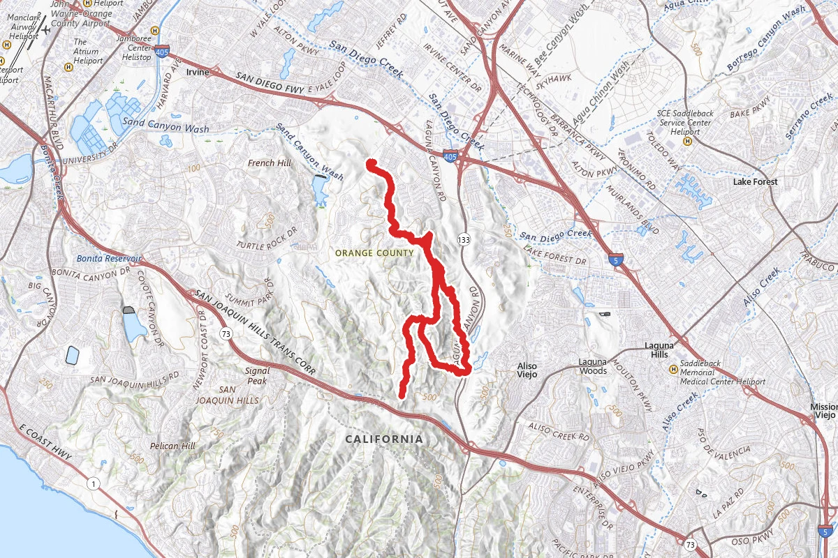 Quail Trail and Serano Ridge Viewpoint