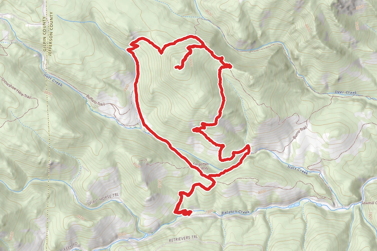 Windy Peak via Mountain Lion and Burro Trail Loop