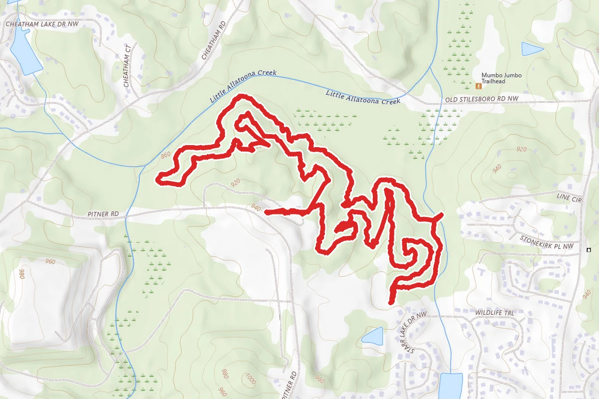 Pitner Rd Dogpark Trails