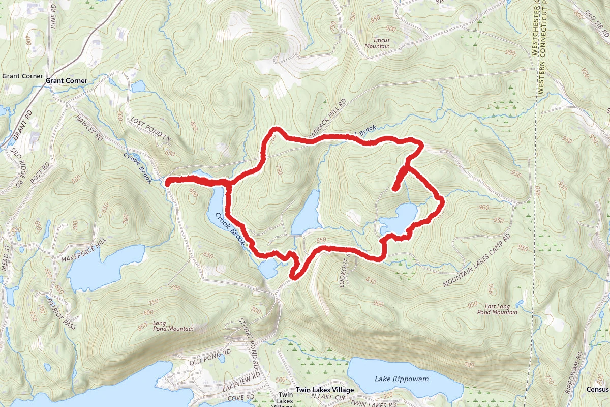 Mountain Lakes Park Trail