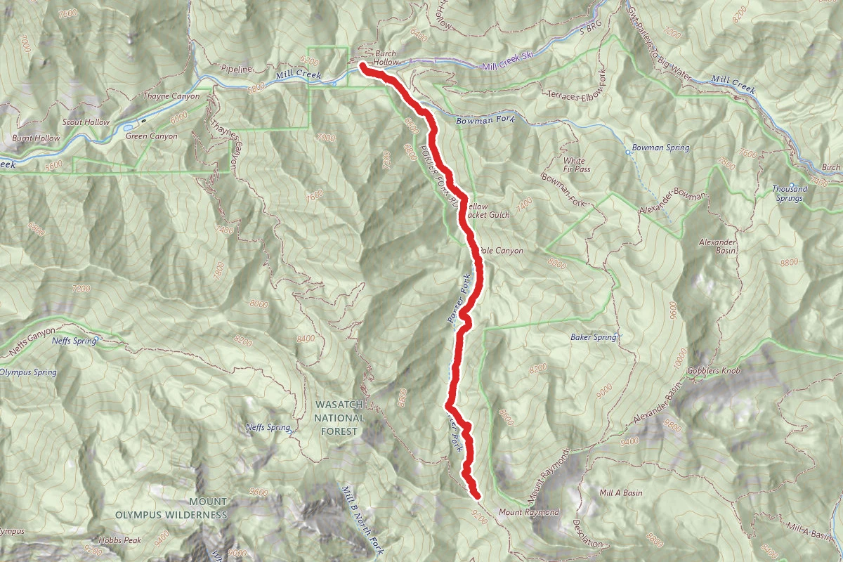 Porter Fork Trail