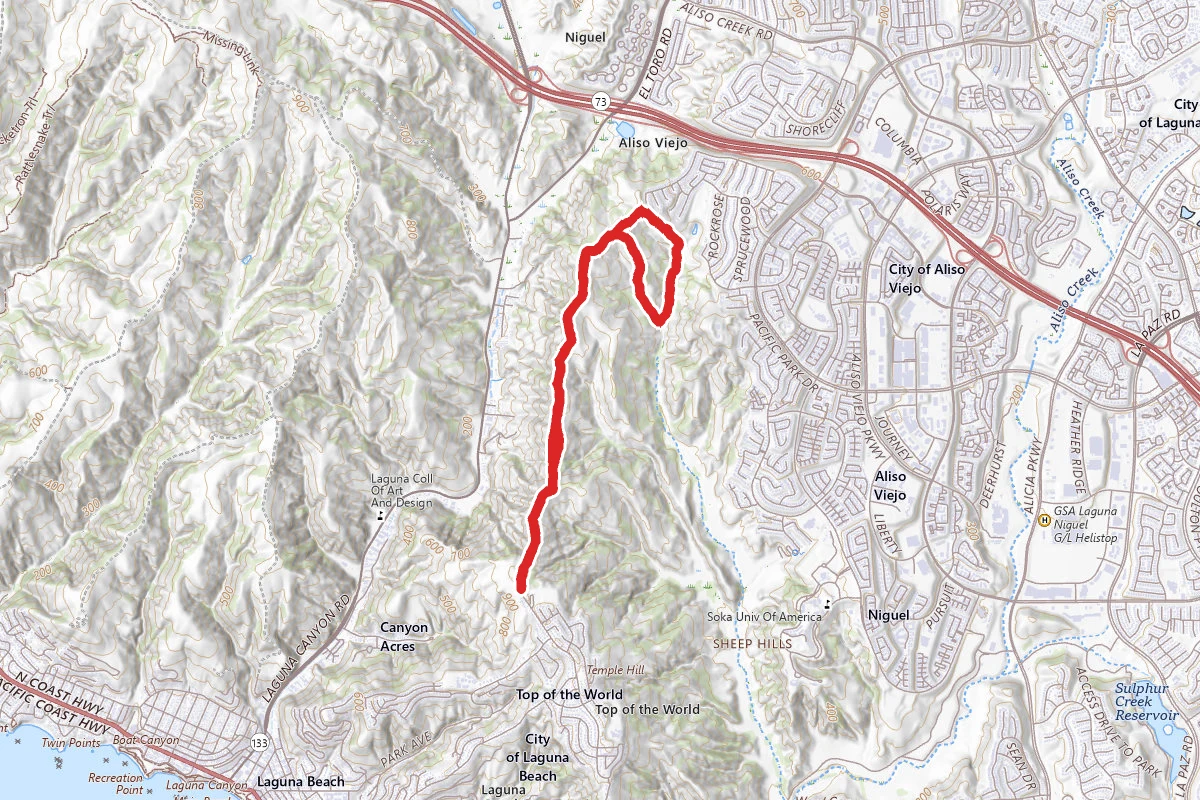 West Ridge Trail, Lynx, and Cholla Trails