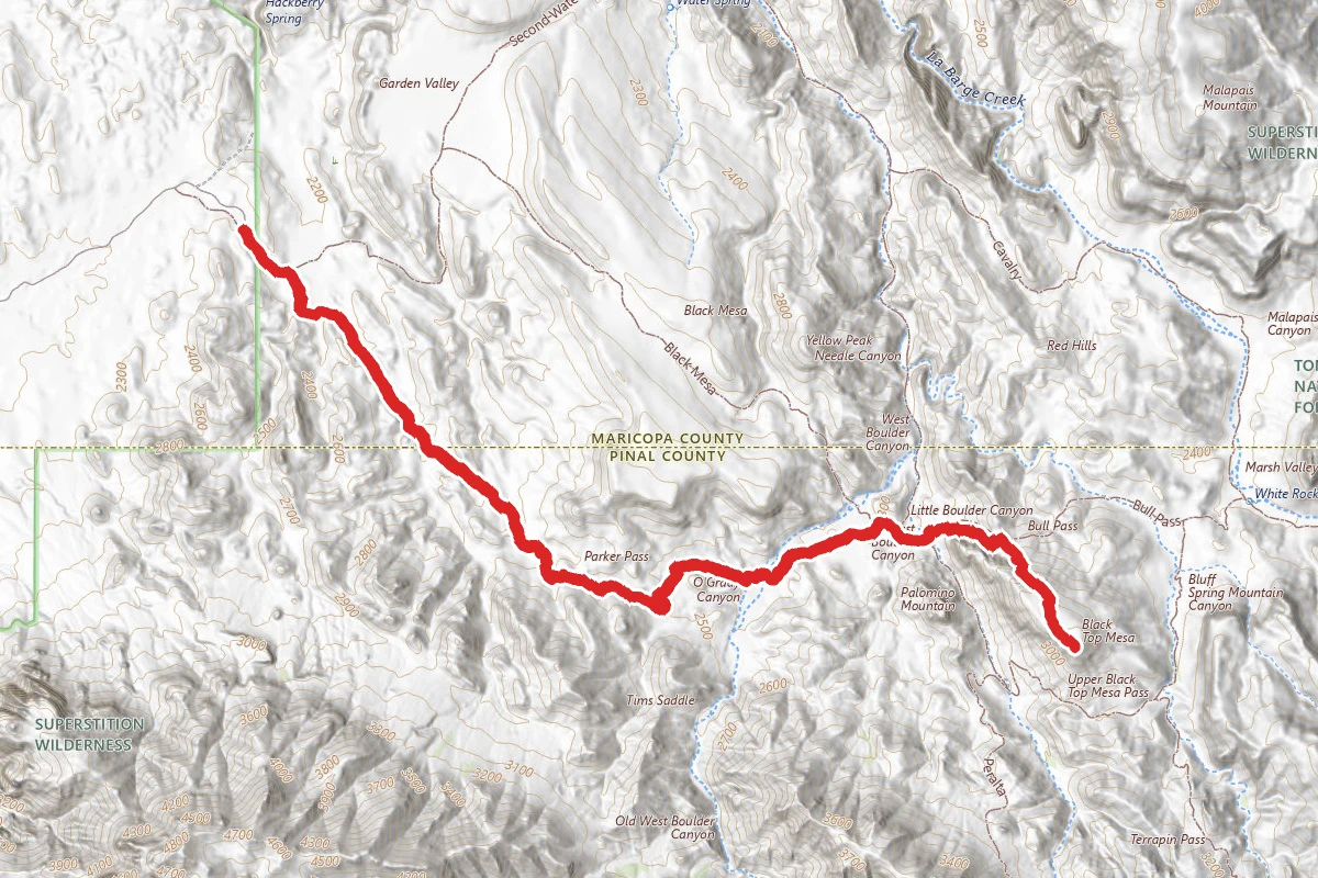 Black Top Mesa Trail
