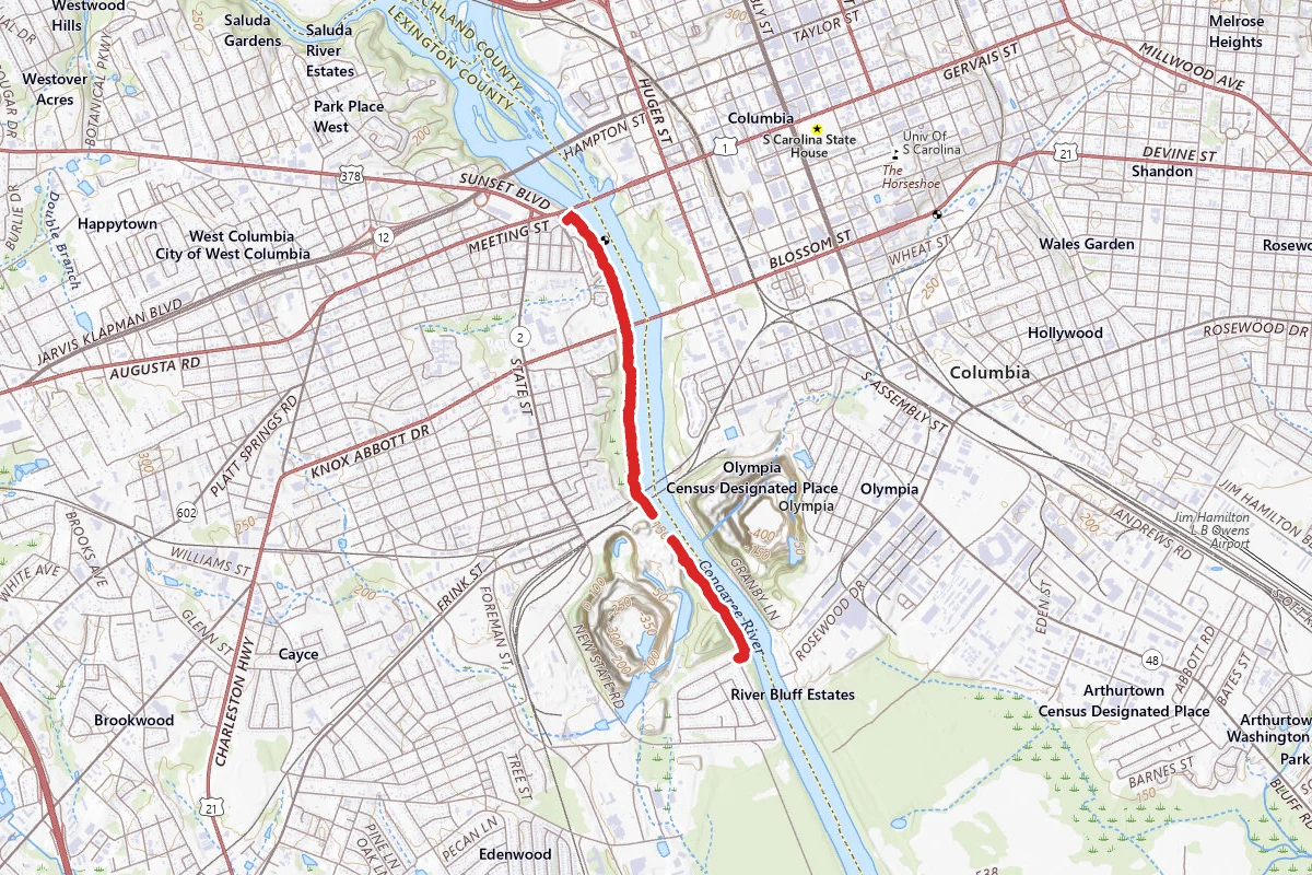 Three Rivers Greenway Trail