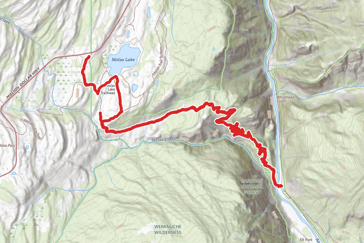 Molas Lake To Animas River