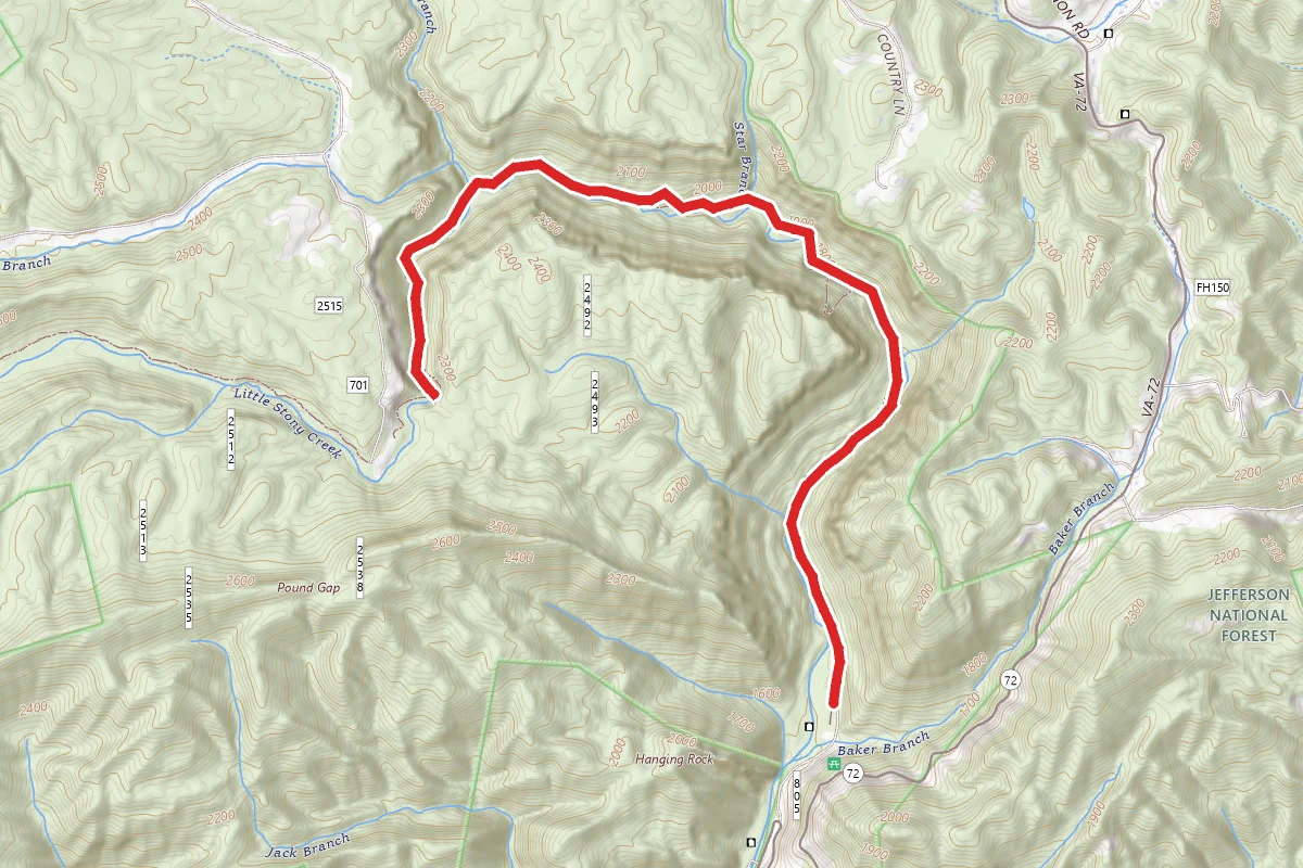 Little Stony Falls Trail