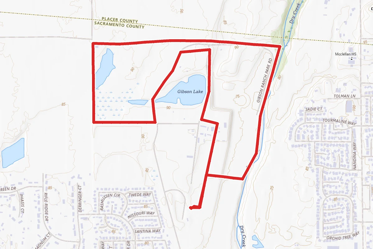 Gibson Ranch Regional Park Loop Trail