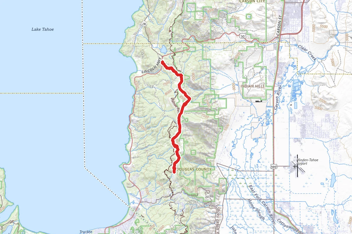 Genoa Peak OHV Trail
