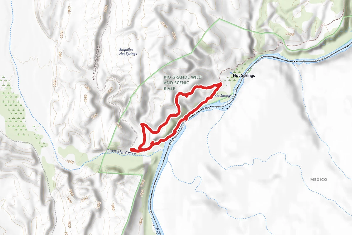Big Bend Hot Springs Trail