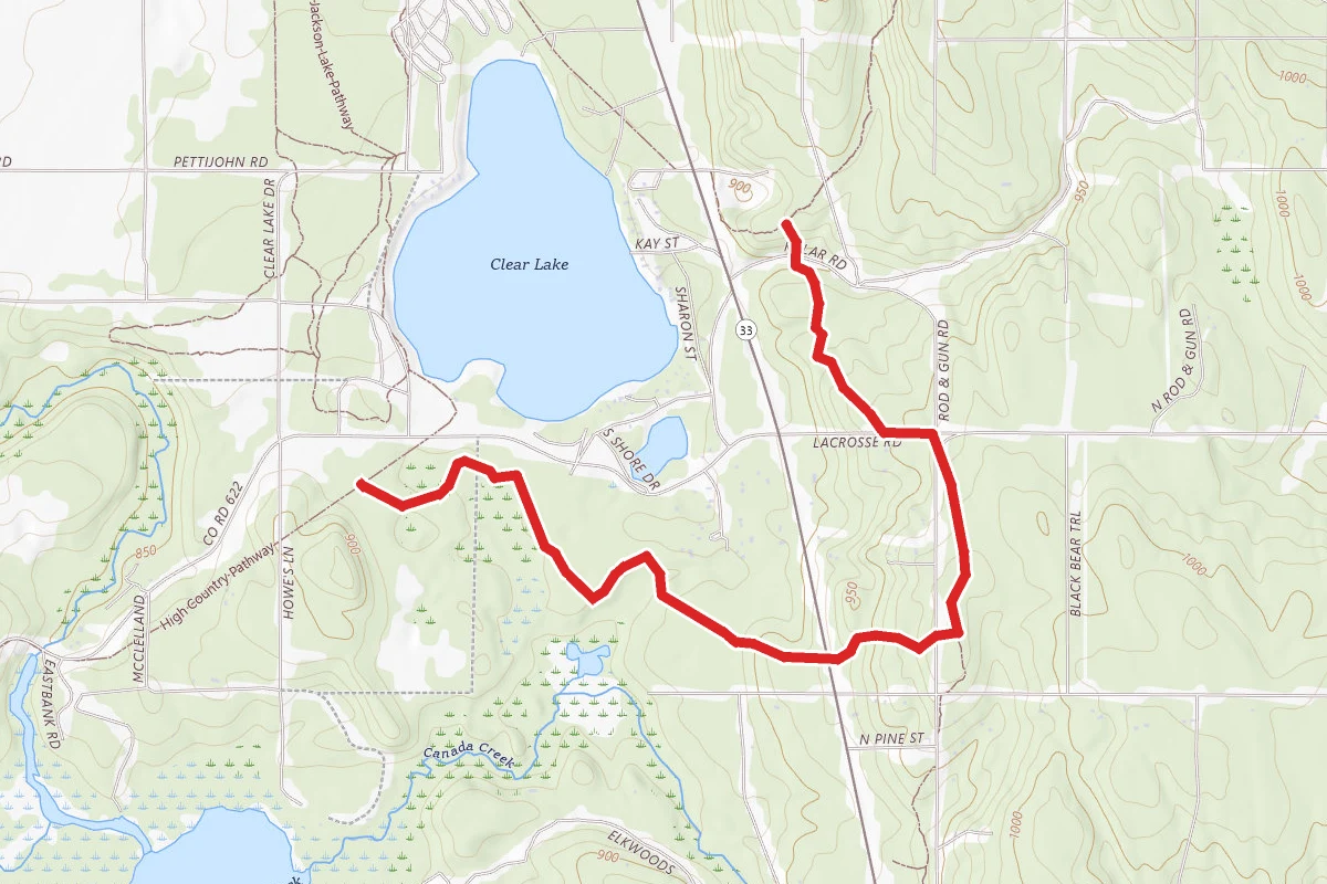 High Country Pathway_Clear Lake - Jackson Lake Pathway