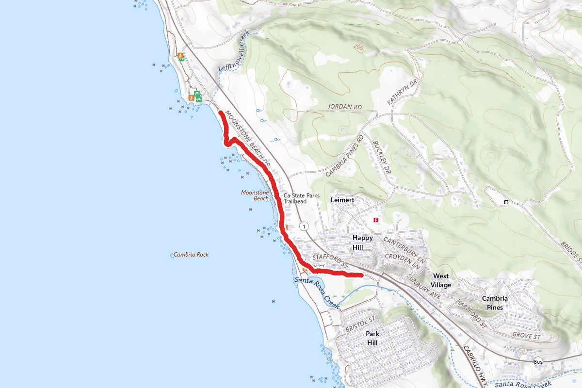 Moonstone Beach Trail