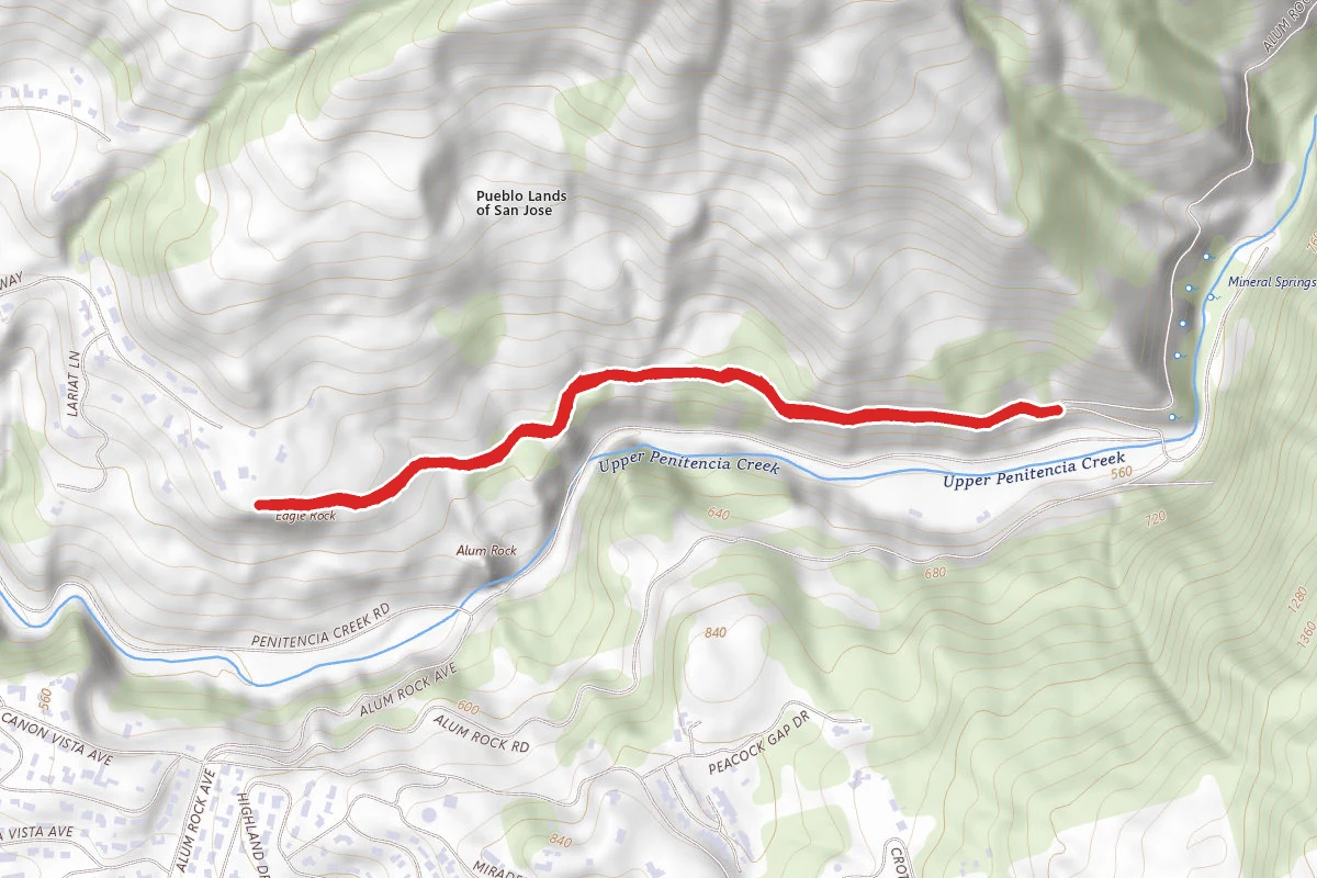 North Rim Trail to Eagle Rock