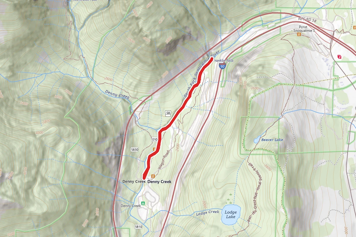 Franklin Falls Trail 1036