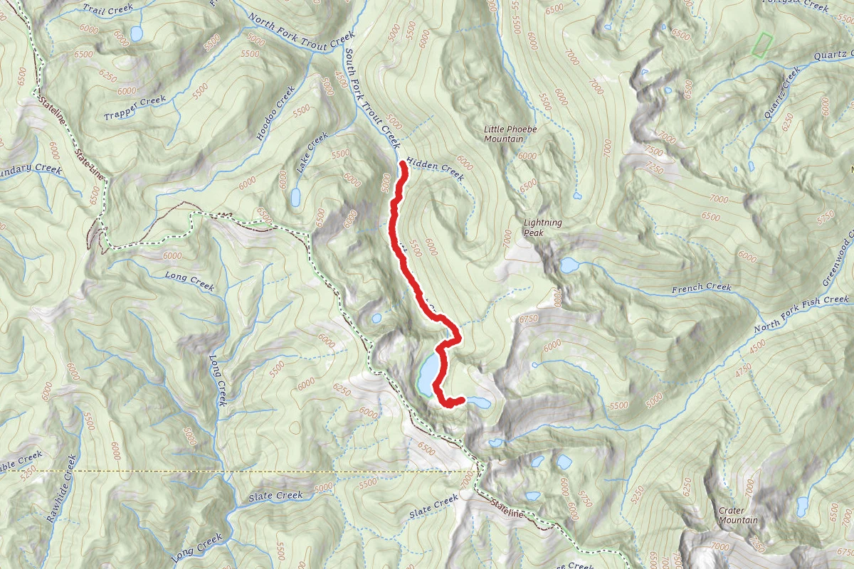 Heart and Pearl Lakes Trail