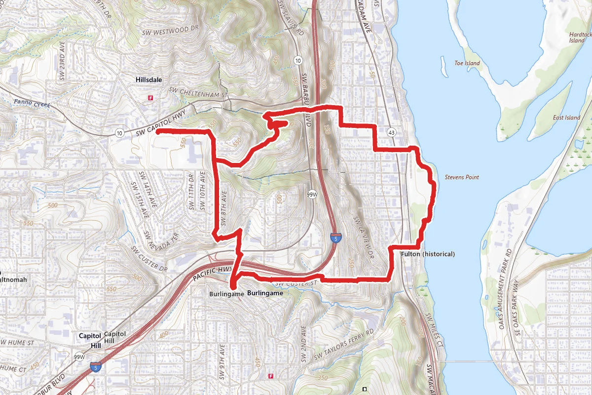 Hillsdale to the River Trail