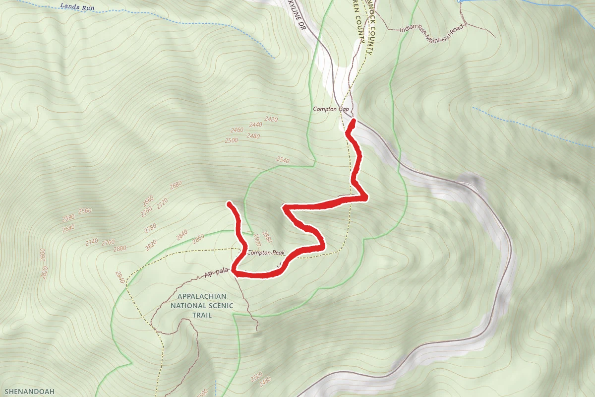 Compton Peak via Appalachian Trail