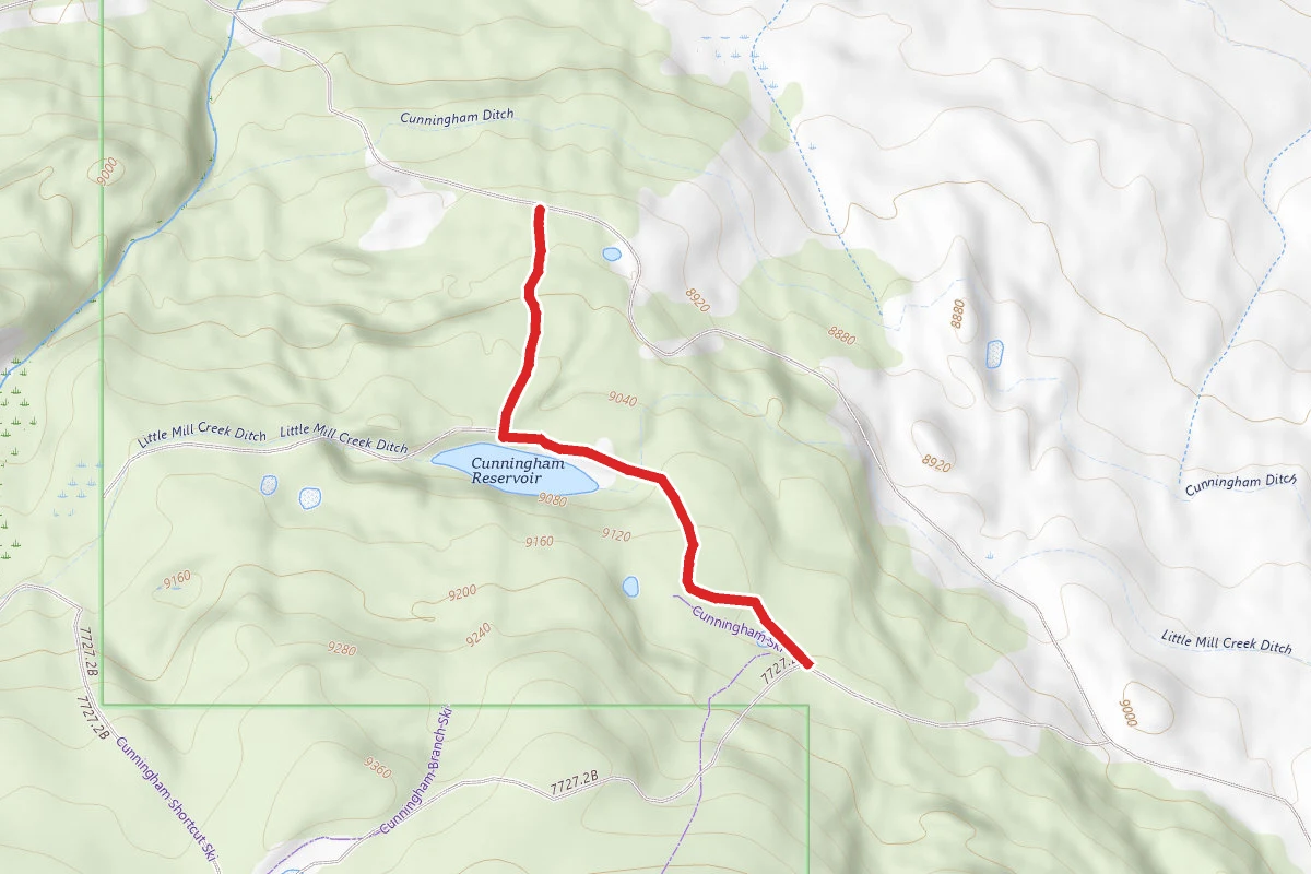 Mill Creek Ski Trails 3118B
