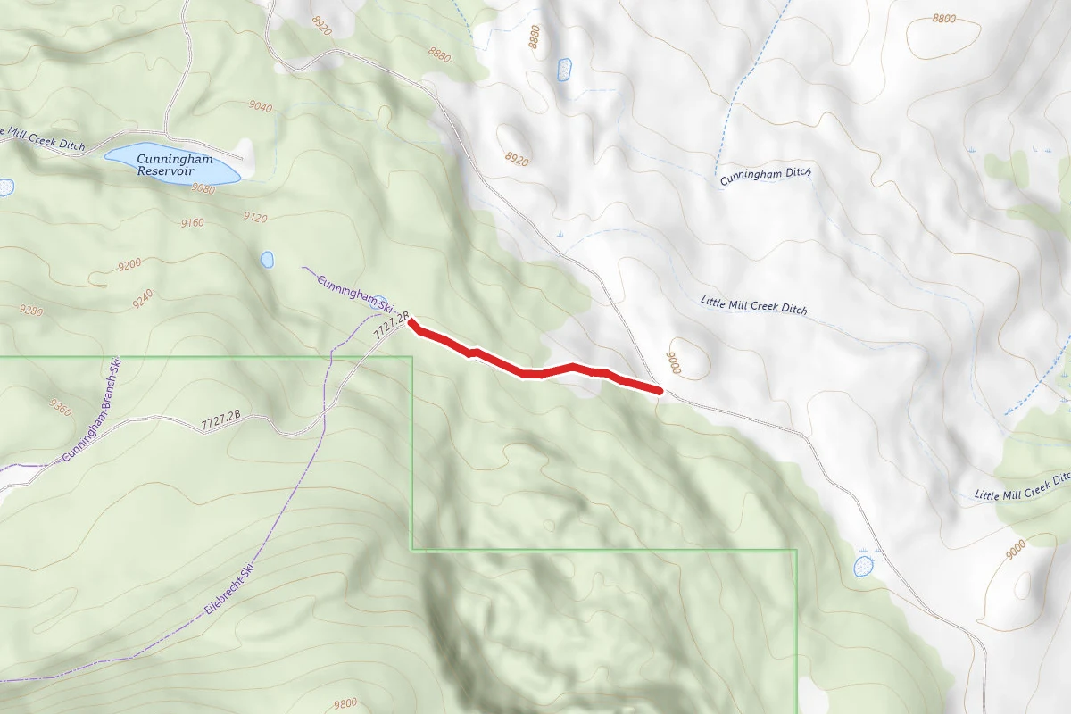 Mill Creek Ski Trails 3118B