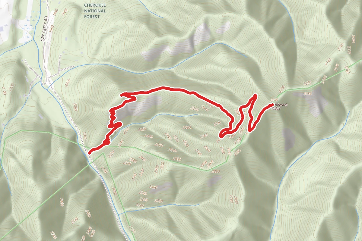 Lone Oak to Tip Top Trail