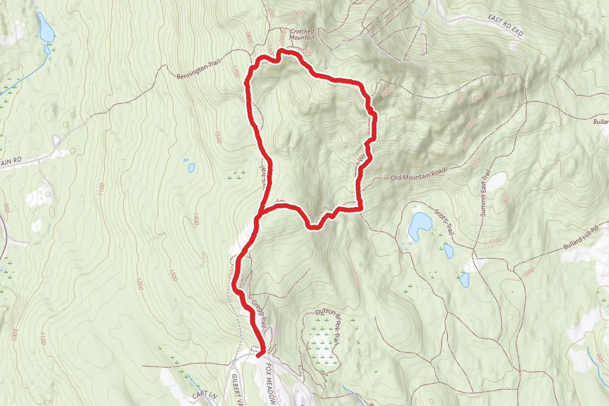 Shannon's, Summit West and Lower Link Trail
