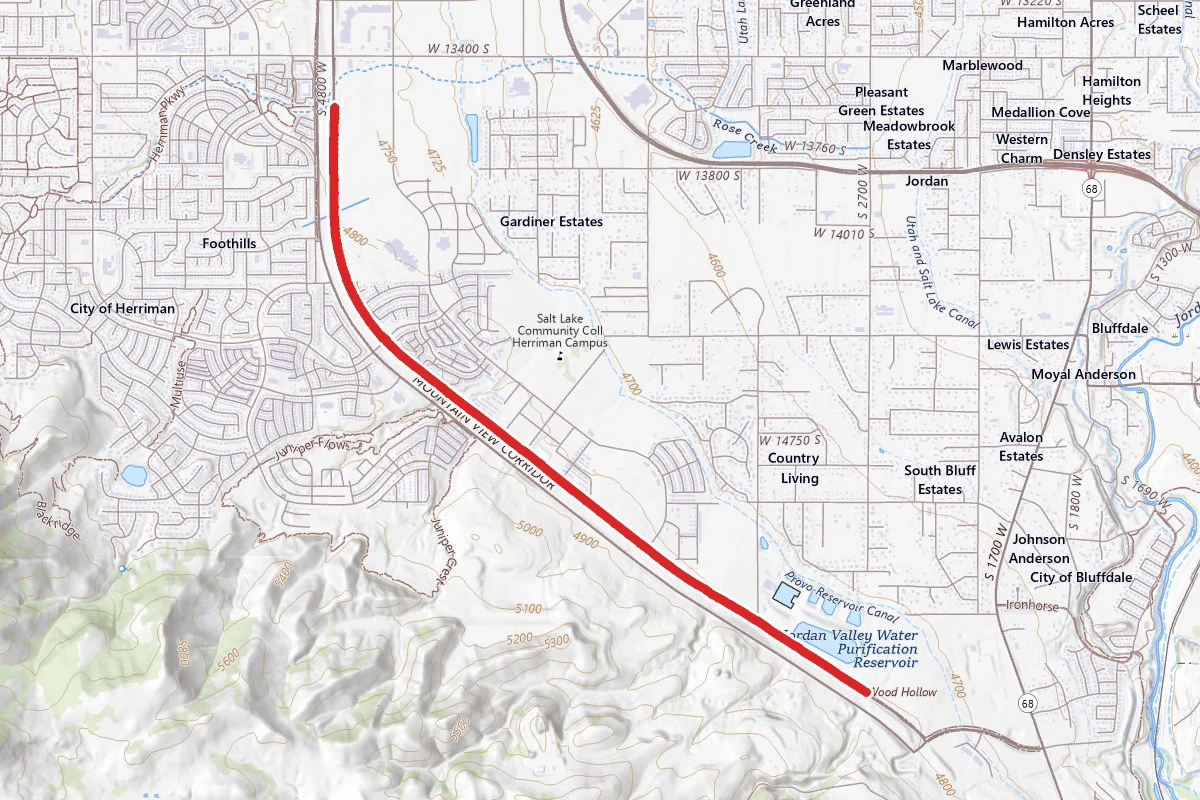 Mountain View Corridor - East