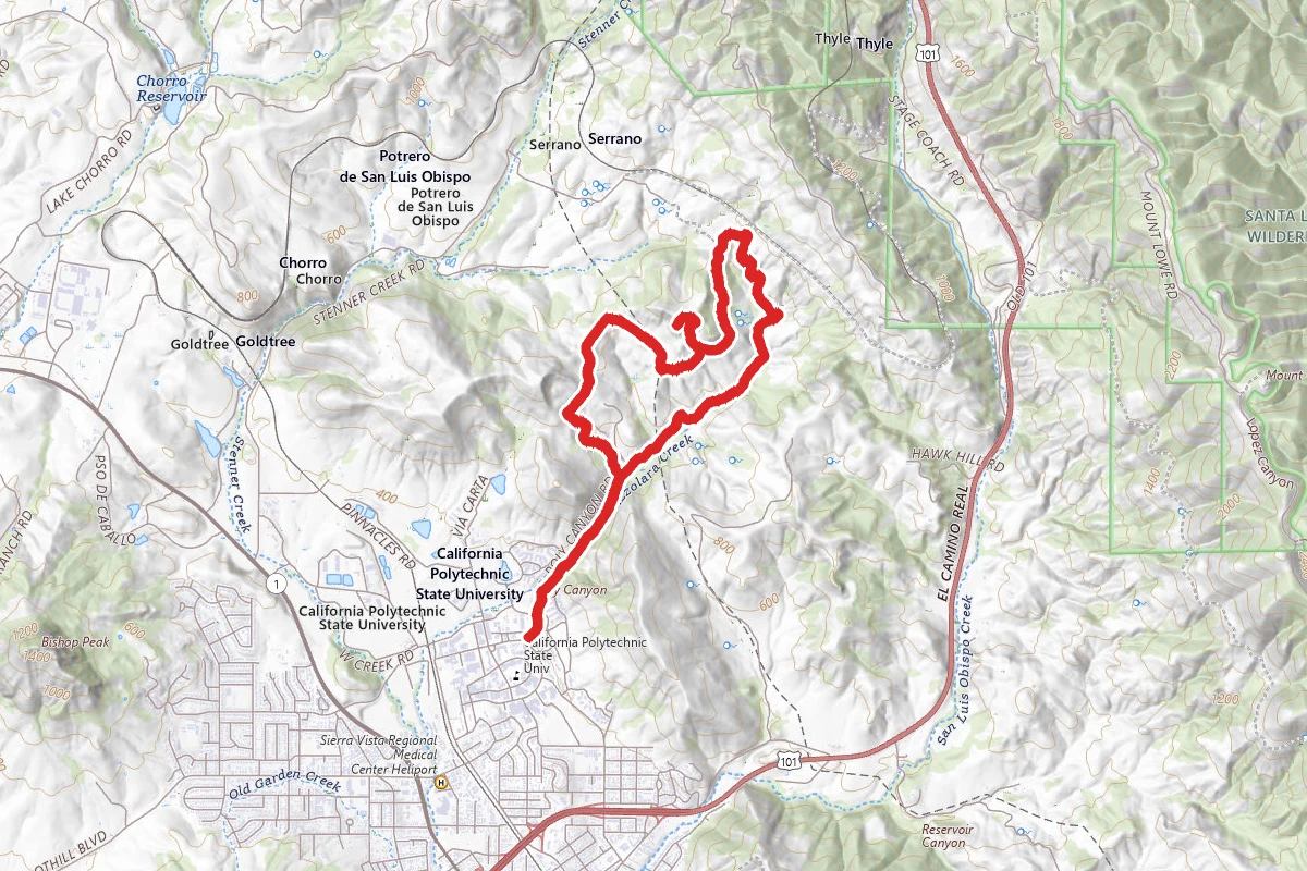 Poly Canyon Loop Trail