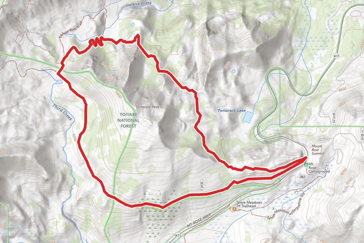 Tamarack Peak Loop
