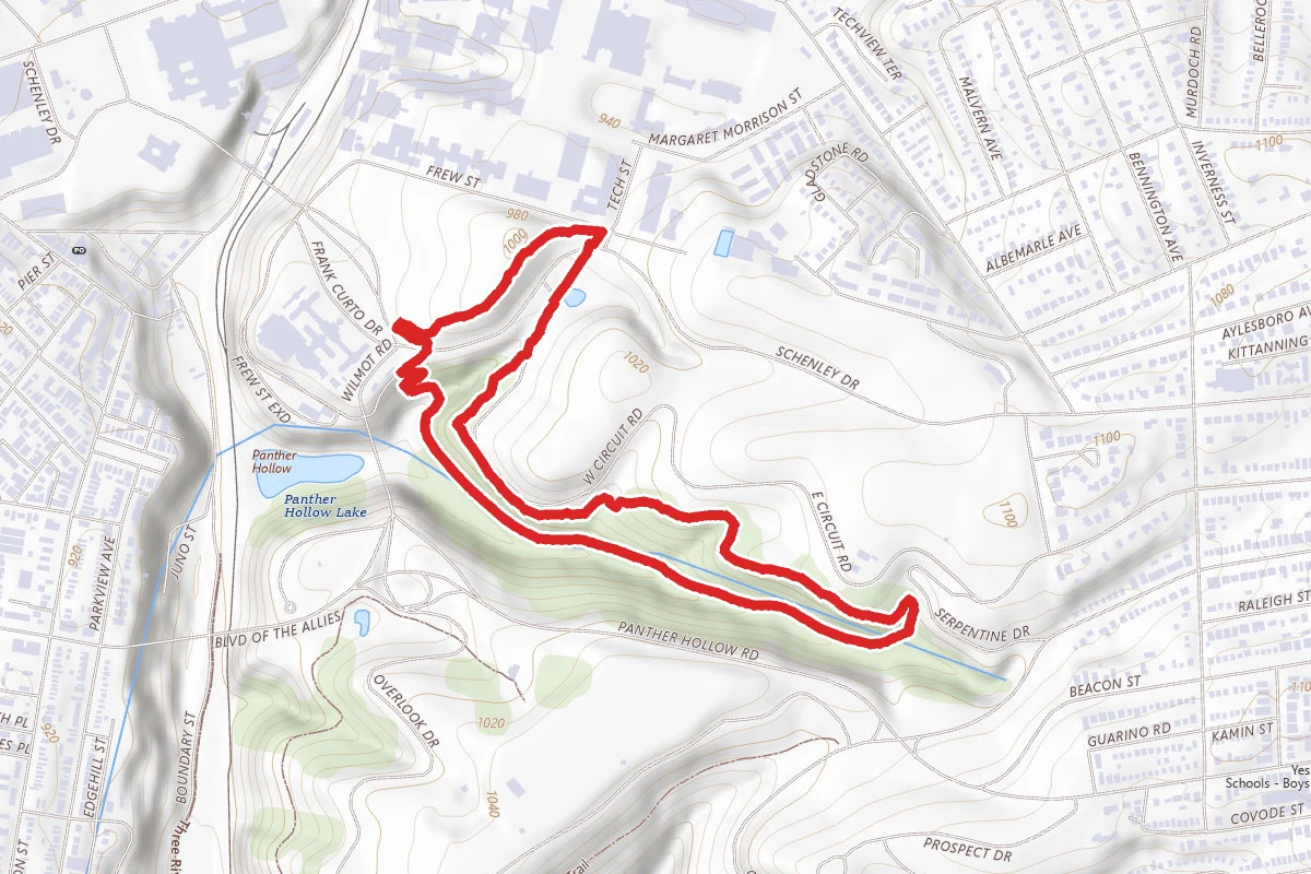 Schenley Park Panther Hollow Trail