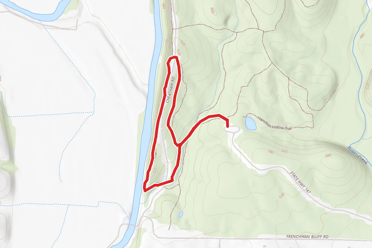 Frenchmans Bluff Trail Loop