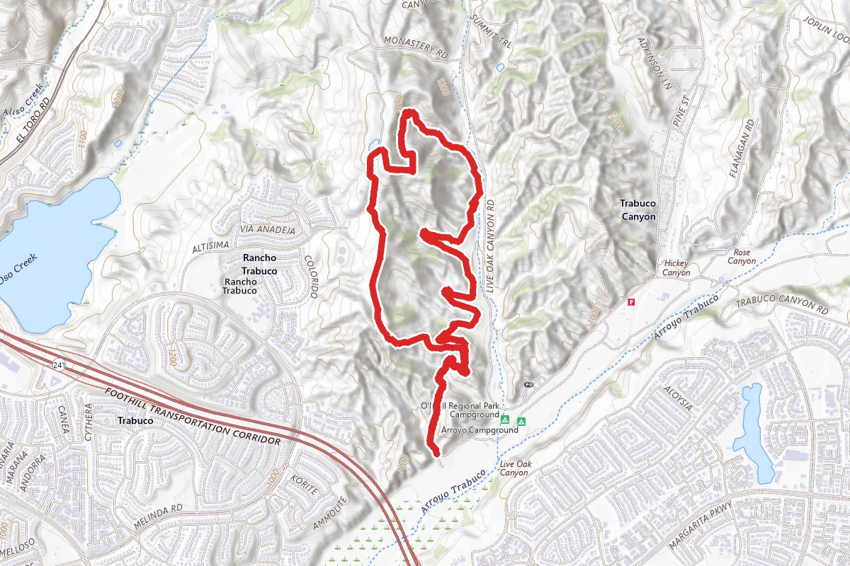 Live Oak to Vista to Hoffman Homestead