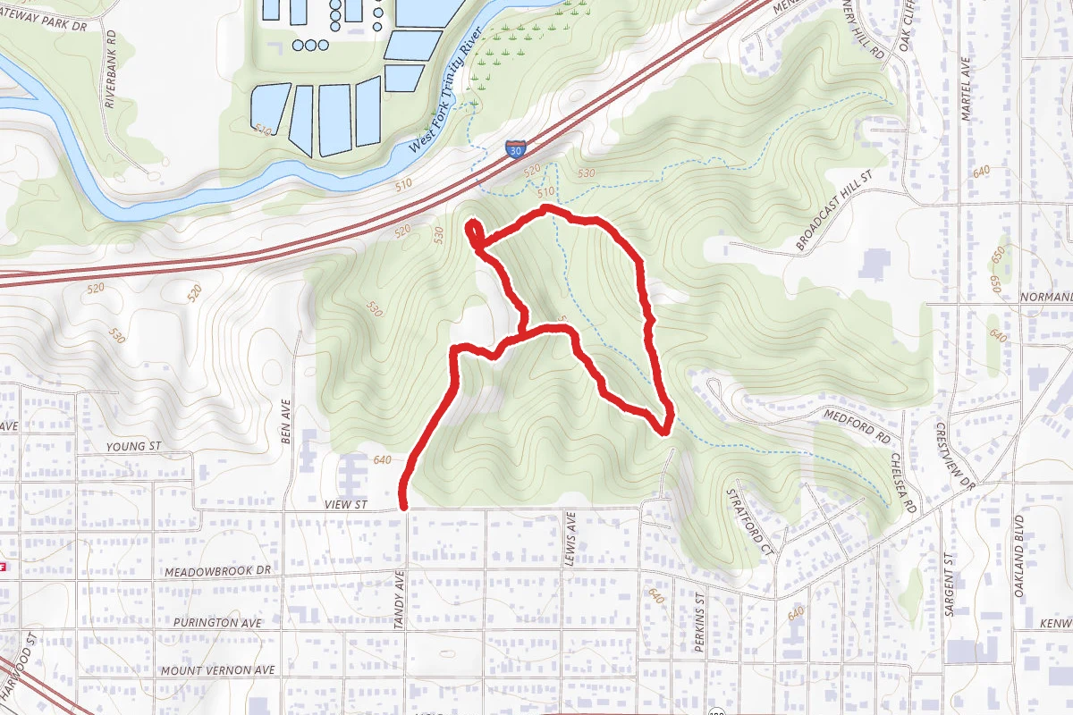 Hawk Trail to Cottontail Bend Loop