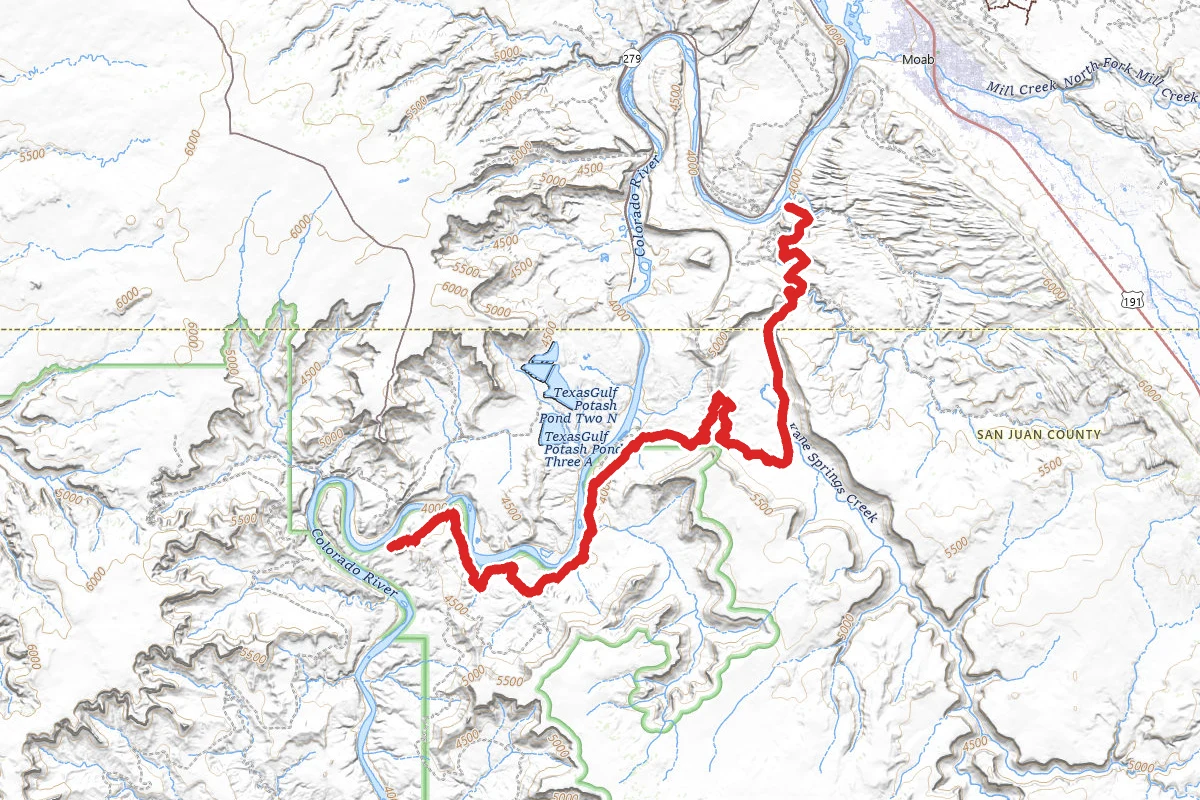 Chicken Corners OHV Trail