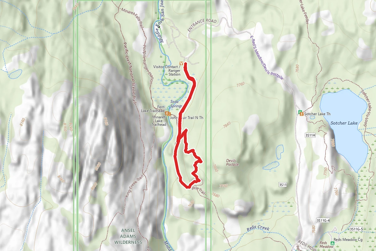 Devils Postpile Loop