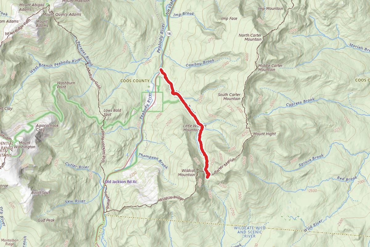 Nineteen Mile Brook Trail to Carter Notch