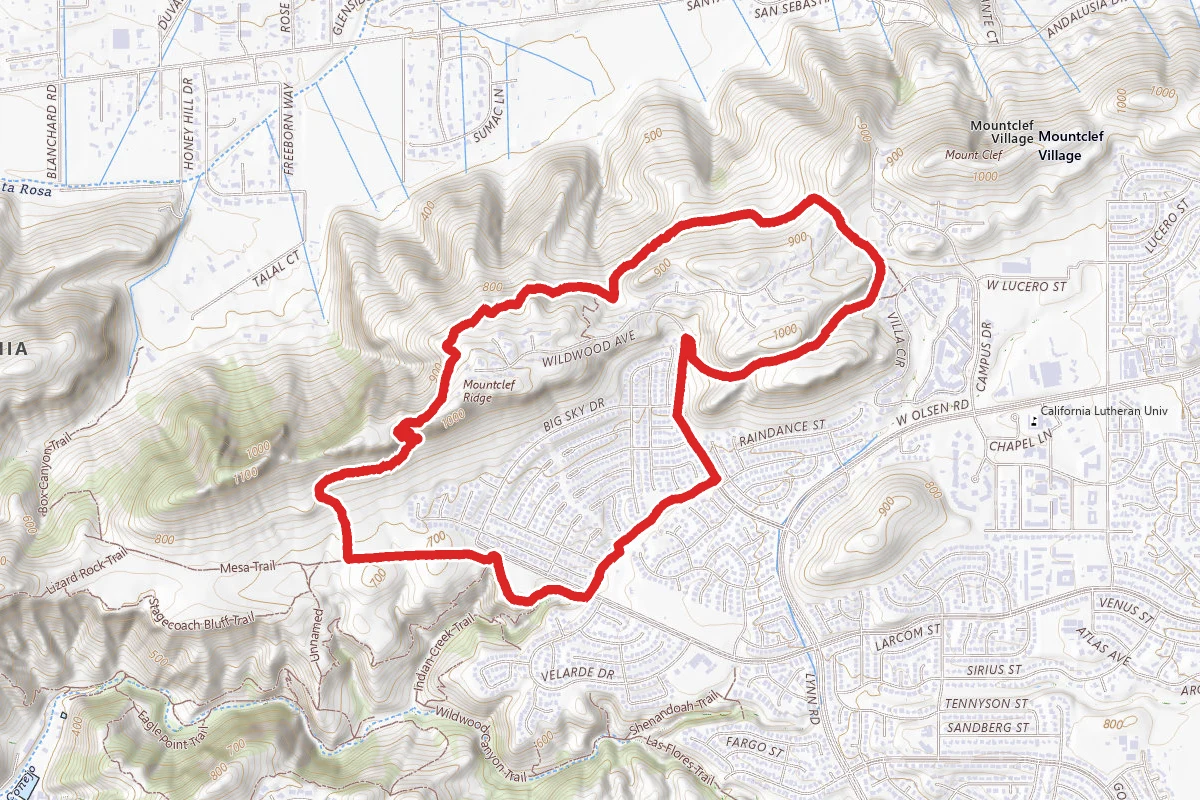 Santa Rosa Trail and Lower Butte Trail Loop