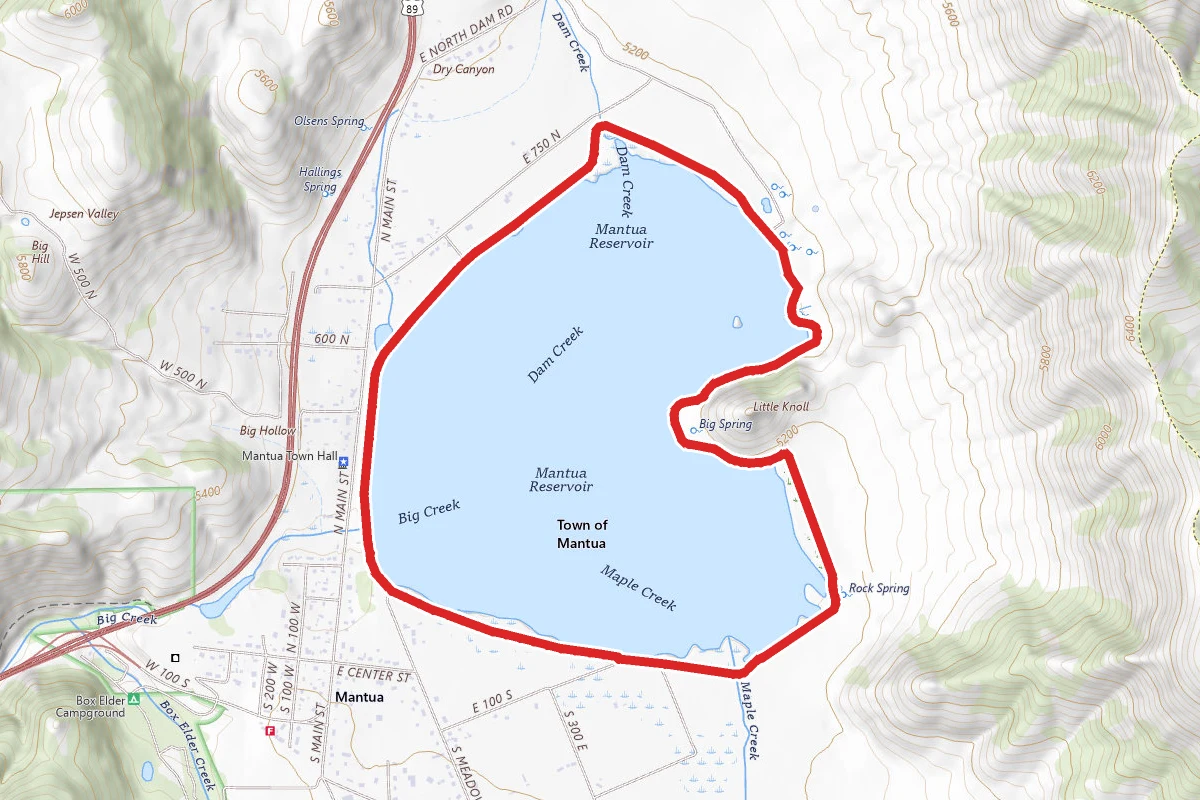 Mantua Reservoir Trail