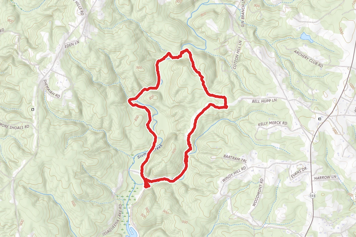 Wildcat Falls and Six Mile Creek Loop Trail