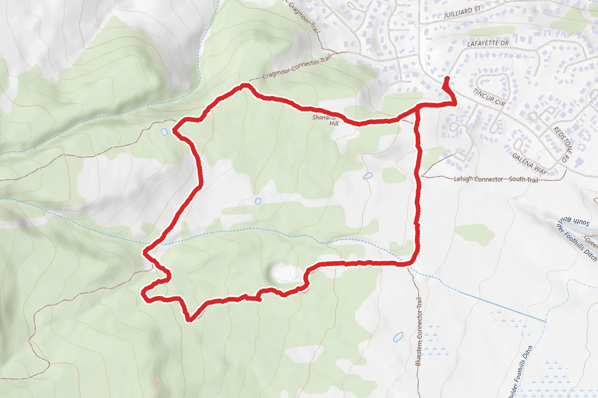 Shanahan North Fork and Connector Loop