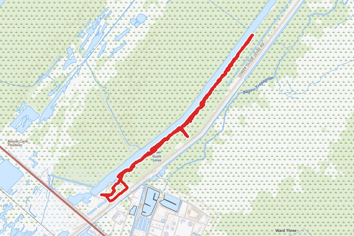 Bonnett Carre Spillway Trail