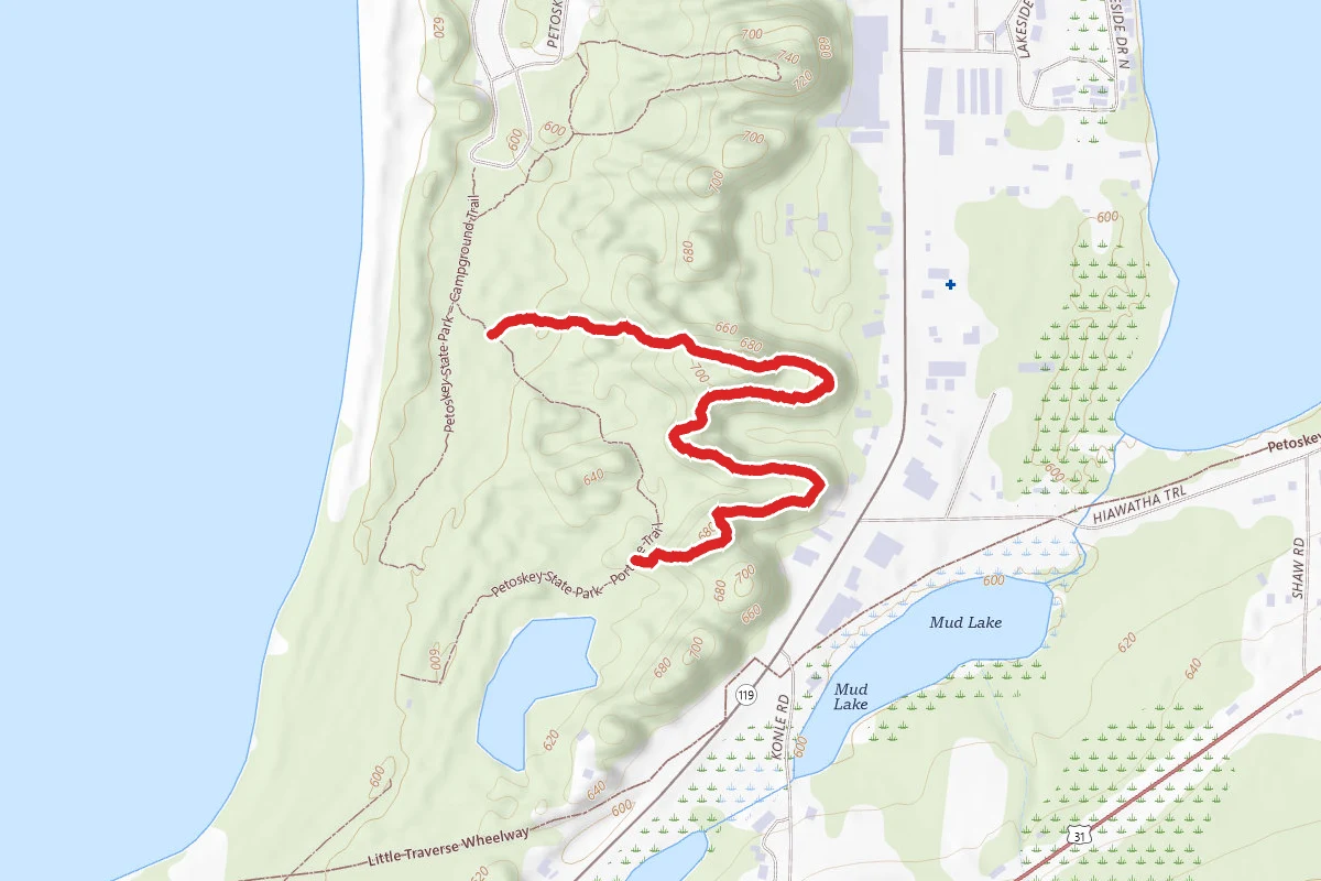 Petoskey State Park - Portage Trail