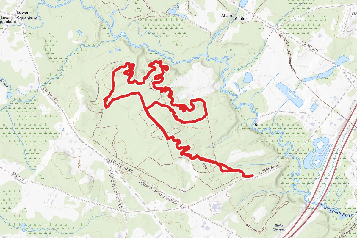 Robert Brice White and Blue Loop Trail